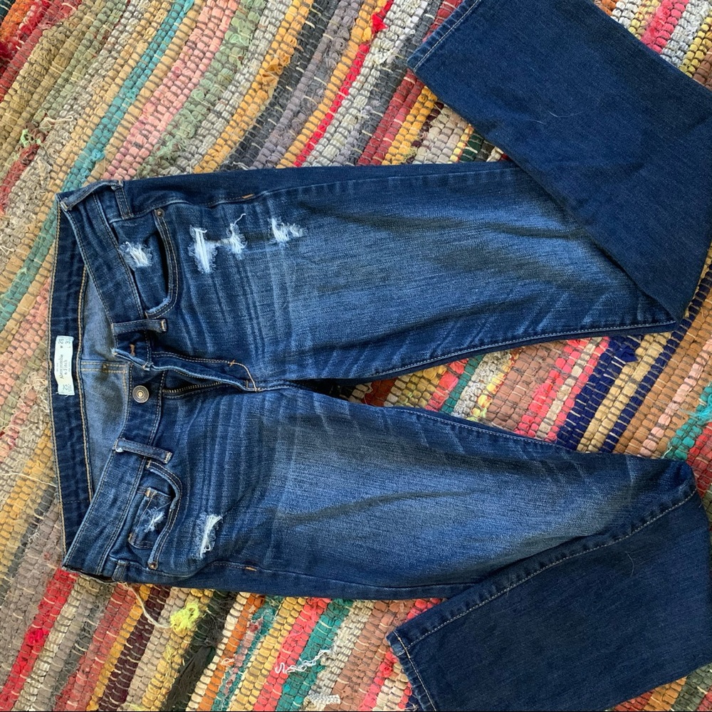 Distressed Abercrombie & Fitch jeans